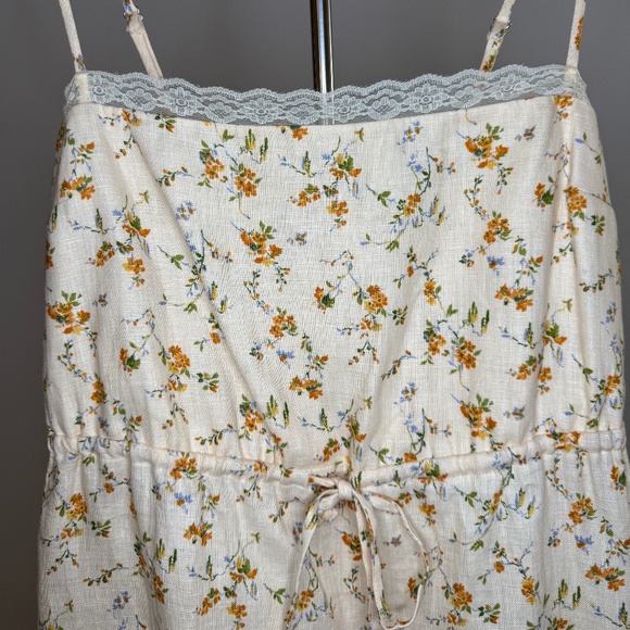 Reformation Neena Linen Dress Julius - Size 6 - Picture 11 of 15